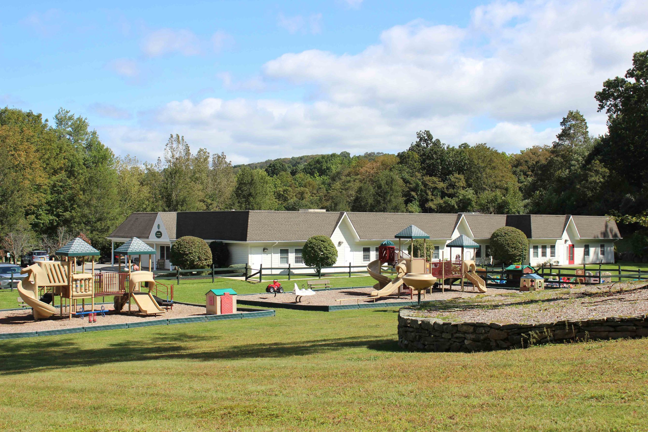 Outside play area at Parkside Preschool